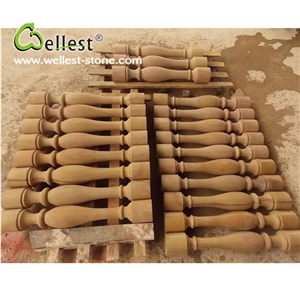 Best Price Factory Cut-To-Size Exterior Sandstone Balustrades