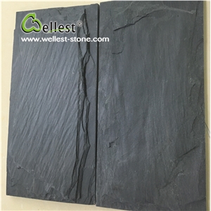 Black Slate Mushroom Stone Wall Decorative Cladding Stone