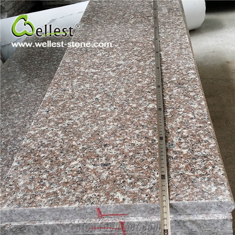 China Factory G664 Pink Granie Stair Treads for House