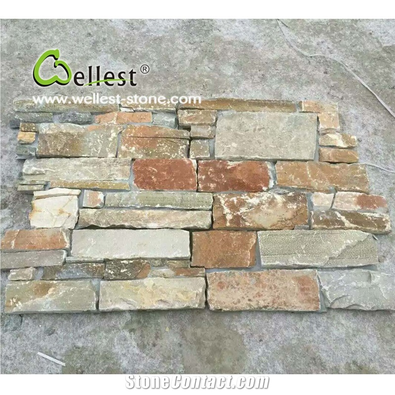 China Factory High Quality Good Price Slate Cultured Stone Panels for Decoration