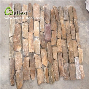 China Factory Natural Rustic Color Cheap Slate Loose Ledge Stone for Outdoor Wall