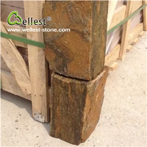 China Factory Natural Rustic Color Cheap Slate Loose Ledge Stone for Outdoor Wall