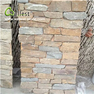 China Factory Natural Rustic Color Cheap Slate Loose Ledge Stone for Outdoor Wall