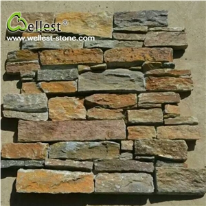 China Factory New Design Natural Slate Loose Stacked Stone, Grey Slate Cultured Stone,Ledge