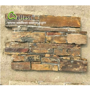 China Factory New Design Natural Slate Loose Stacked Stone, Grey Slate Cultured Stone,Ledge