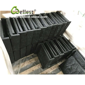 G603 Granite Mushroomed Cladding Stone, Chinese Light Grey Granite Mushroom Corner Stone,China Crystal Grey Granite Mushroomed Wall Stone, Corner Stone