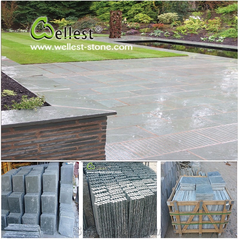 Grey Slate Tiles & Slabs, Flooring Tiles, Covering Tiles