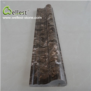 High-End Best Price Coffee Emperador Marble Border for Hotel