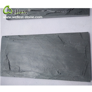 High Quality Factory Natural Black Cheap Slate Mushroom Wall