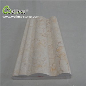 High Quality Polished M852 Giallo Atlantide Marble Mouldings