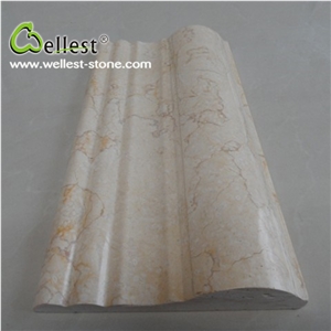 High Quality Polished M852 Giallo Atlantide Marble Mouldings
