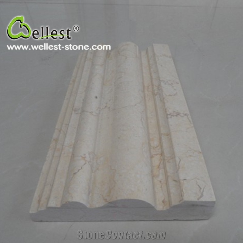 High Quality Polished M852 Giallo Atlantide Marble Mouldings