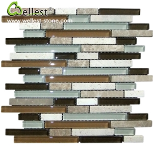 Hot Selling Best Price Marble and Glass Mosaic for Wall Decoration