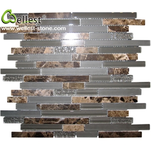 Hot Selling Best Price Marble and Glass Mosaic for Wall Decoration