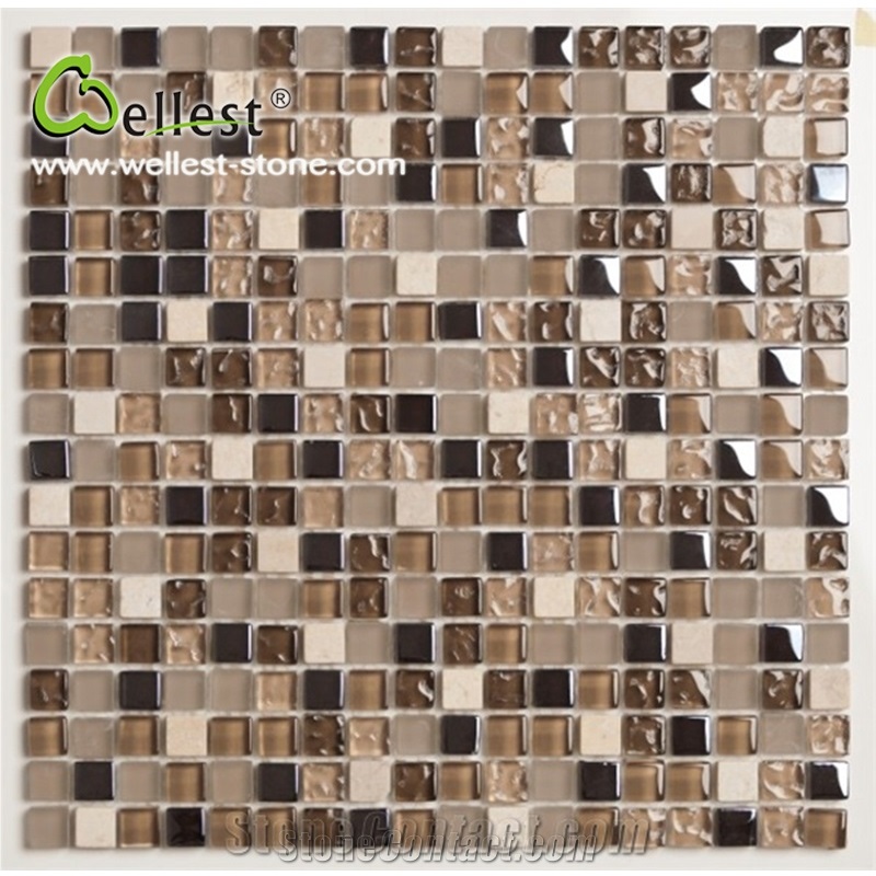Hot Selling Best Price Marble and Glass Mosaic for Wall Decoration
