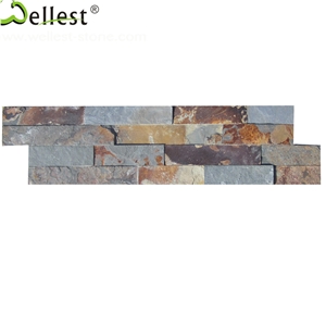 Hot Selling Good Price S015 Rusty Color Slate Cultured Stone / Ledge Stone