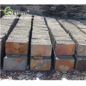 Natural Rusty Color Cheap Slate Roofing Tiles for Sale