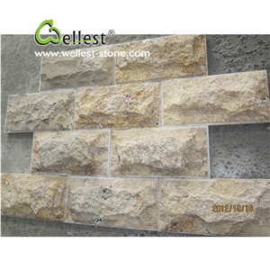 Split Face Slate Mushroom Stone, Slate Mushroom Wall Cladding, Mushroomed Stone