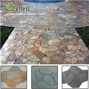 Wholesale Factory Best Price Rusty Slate Flagstone Pavers Garden Stone