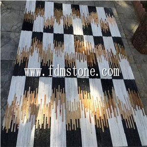 Forest Green Slate Wall Panel,Southland Green Stone Dry Stack Retaining, Free Standing Walls