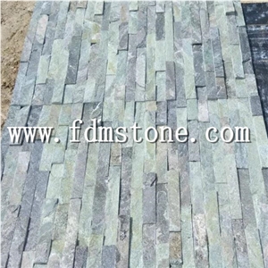 Green Slate Stack Stone,Wall Cladding Slate,Slate Cultured Stone,Ledge Stone