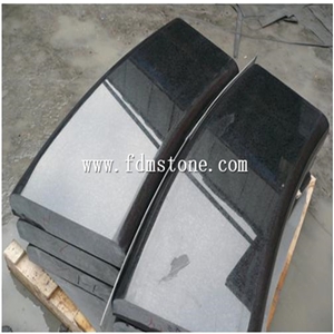Polished G684 Black Basalt Stone Kerbstone,Curbstone for Landscaping Polished G684 Black Basalt Stone Kerbstone,Curbstone for Landscaping