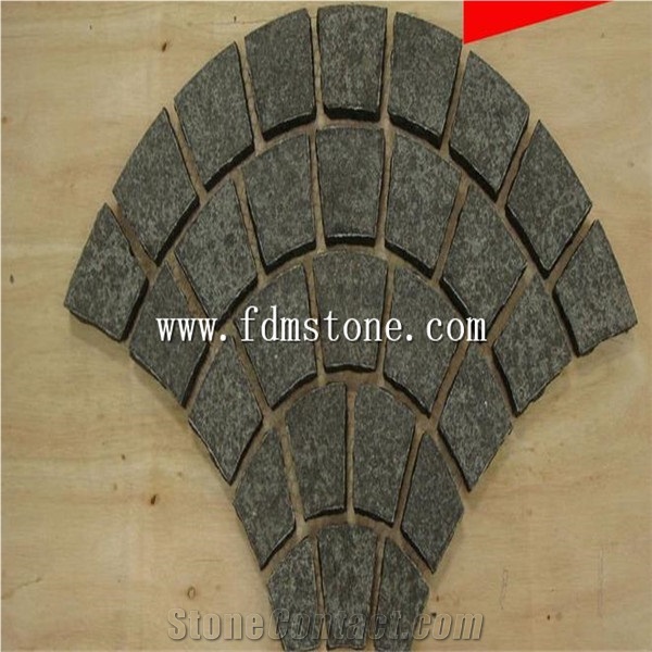 Polished G684 Black Basalt Stone Kerbstone,Curbstone for Landscaping