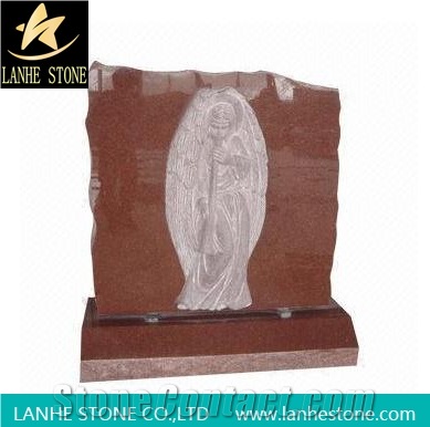 American Monument/Tombstone, Imperial Red Granite Monument & Tombstone