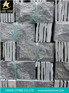 Black Slate Mushroom Stone,Black Slate Flat Panel,Slate Mushroom Stone Wall Cladding