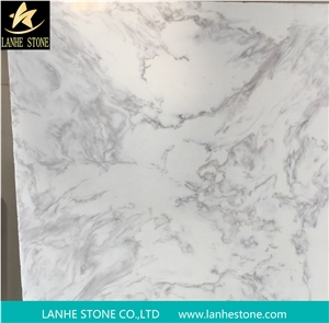Calacatta White Quartz Stone Tiles & Slabs Carrara White Quartz Stone Engineered Quartz Stone Solid Surfaces Polished Slabs