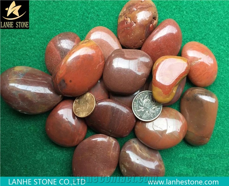 Cheap Brown Pebble Stone for Garden Flooring Pebble Stone Walkways