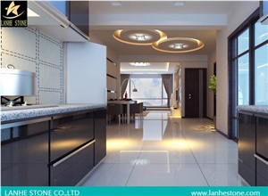 Competitive Quartz Kitchen Top,Easy-To-Clean and Resistant to Stains,Heat and Scratches with Various Finishing Edge Profiles,Standard Sizes 3000*1400mm and 3200*1600mm