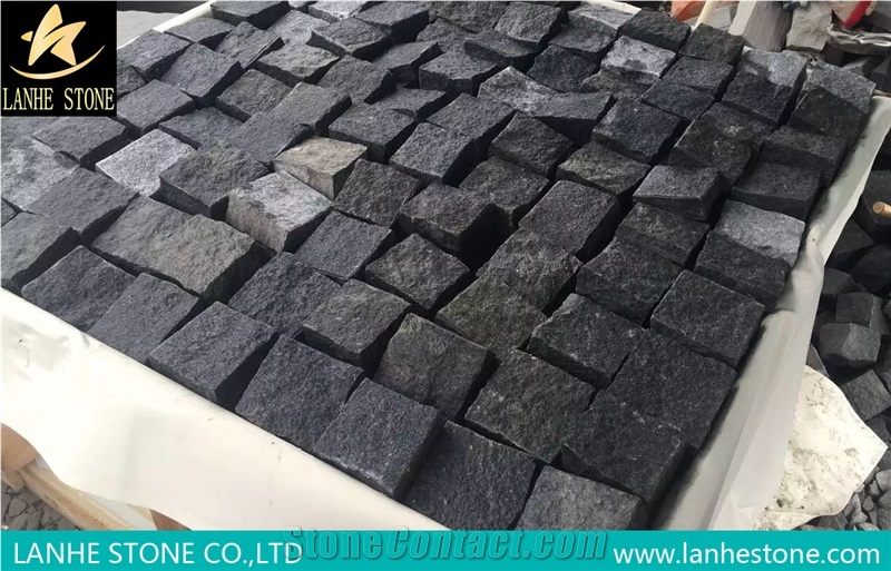 G654/G603/G684 Granite Cobble Stones,Black Granite Cube Stone,Pavers