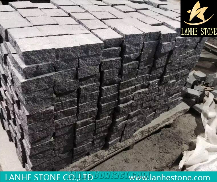 G654/G603/G684 Granite Cobble Stones,Black Granite Cube Stone,Pavers