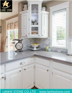 Kitchen-Counter Upgrade,A Cozy Kitchen with Easy-Care Quartz Stone Countertop,Minus the Maintenance