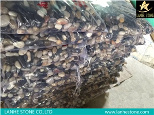 Multicolor Polished Natural Pebble Stone,River Stone