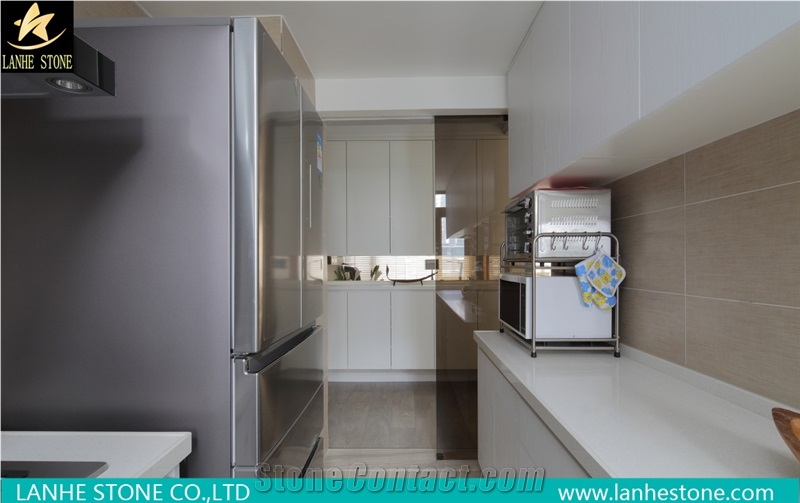 Multifamily,Hotel Quartz Stone for Cut to Size Project Supplier Like Counter Top,Tabletop,Floor and Wall Polished Quartz Surfaces