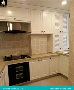 Using Recycled Materials,Man-Made Quartz Stone Kitchen Countertop Fit for Building&Flooring Combines Performance and Design through the Use Of Innovative Technology and Recycled Materials