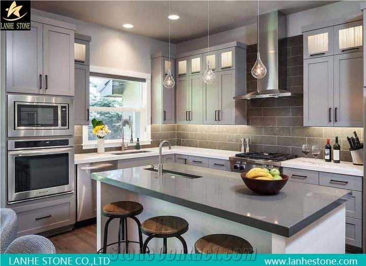 Using Recycled Materials,Man-Made Quartz Stone Kitchen Countertop Fit for Building&Flooring Combines Performance and Design through the Use Of Innovative Technology and Recycled Materials