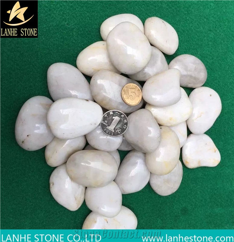 White Pebble,White Aggregates,Flat Pebble,White Gravel,White River Stone,White Polished Pebbles,Gravel,White Color Pebble Stone