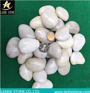 White Pebble,White Aggregates,Flat Pebble,White Gravel,White River Stone,White Polished Pebbles,Gravel,White Color Pebble Stone