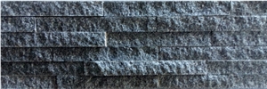 Black Granite Wall Cladding, Split Face Cultured Stone