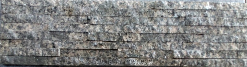 Black Granite Wall Cladding, Split Face Cultured Stone