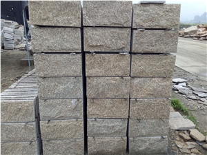 Fargo Multicolor Quartzite Mushroomed Wall Cladding Stone, China Quartzite Split Face Mushroom Stone