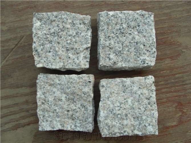 Fargo Red Porphyry Cube Stone, Chinese Red Granite Cobble Stone, Natural Split Paving Cubes, Garden Stepping Pavements