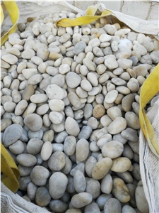 Fargo White River Pebbles, China Washed White Pebble Stone, White River Stone, White Gravels, White Aggregates