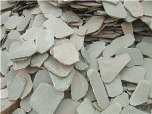 Fargo Yellow Slate Random Shape Flagstones, China Yellow Slate/014 Irregular Flagstone for Walling/Road Paving
