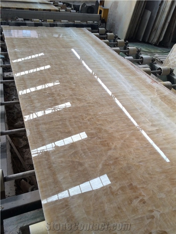 Lemon Onyx Slabs & Tiles, China Yellow Onyx