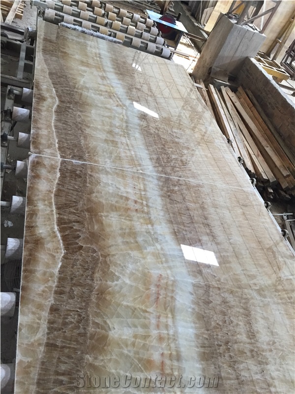 Lemon Onyx Slabs & Tiles, China Yellow Onyx