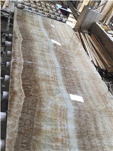 Lemon Onyx Slabs & Tiles, China Yellow Onyx